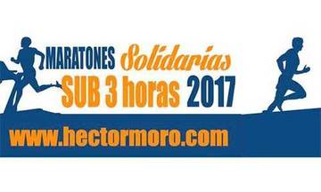 Kilómetros  solidarios Hector Moro