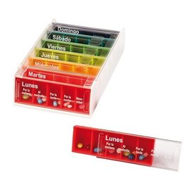 Pastillero semanal colores